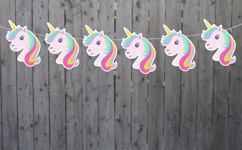 Unicorn Cupcake Toppers