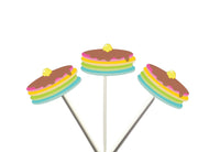 Pancake Garland, Pancake Banner, Pancakes and Pajamas, Slumber Party, Pancake Photo Prop, Pancake Decorations