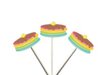 Pancake Garland, Pancake Banner, Pancakes and Pajamas, Slumber Party, Pancake Photo Prop, Pancake Decorations