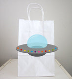 UFO Spaceship Cupcake Toppers, Alien Spaceship Cupcake Toppers