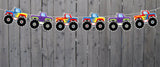 Monster Truck Goody Bags, Monster Truck Favor Bags, Monster Truck Gift Bags, Monster Truck Birthday, Monster Truck Party