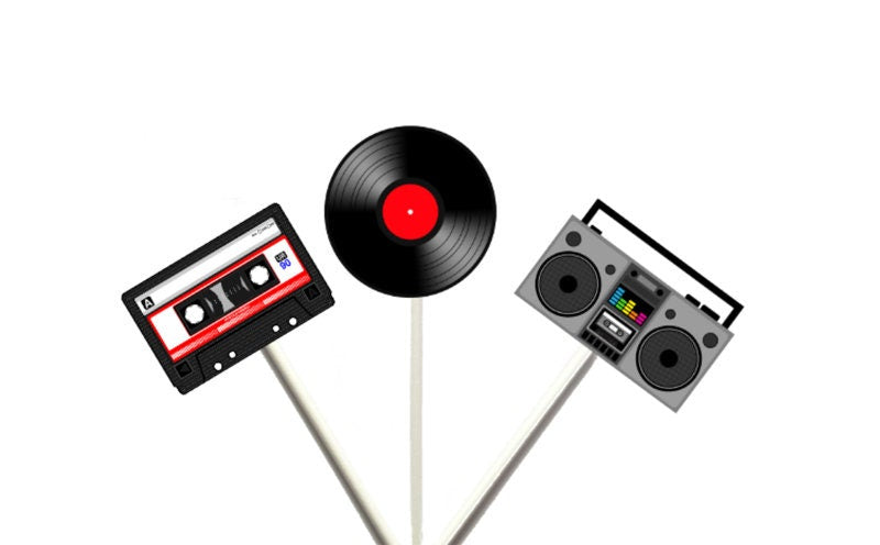 80's Party Favors, Cassette Tape Goody Bags, Cassette Tape Favors,- 80's Birthday Favor Bags