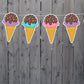 Ice Cream Cupcake Toppers, Ice Cream Party, Ice Cream Birthday