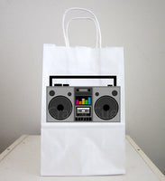 80's Party Goody Bags, Boom Box Goody Bags, 80's Favor Bags, 80's Gift Bags