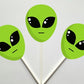Alien Cupcake Toppers