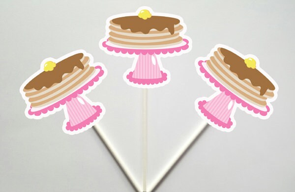Pancakes Goody Bags, Pancakes Favor Bags, Pancakes Gift Bags, Pancakes Goodie Bags, Pancakes and Pajamas Party