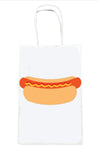 Hot Dog Goody Bags, Hot Dog Favor Bags, Hot Dog Gift Bags, Hot Dog Goodie Bags, Hot Dog Party, Hot Dog Birthday, Fast Food