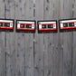 80's Party Favors, Cassette Tape Goody Bags, Cassette Tape Favors,- 80's Birthday Favor Bags