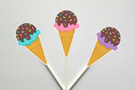 Ice Cream Cupcake Toppers, Ice Cream Party, Ice Cream Birthday