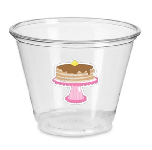 Pancake Cupcake Toppers, Pancakes and Pajamas Decorations