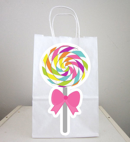 Candy Goody Bags, Lollipop Goody Bags, Candy Favor Bags, Candy Gift Bags, Sweet Sixteen Goody Bags, Candyland Party