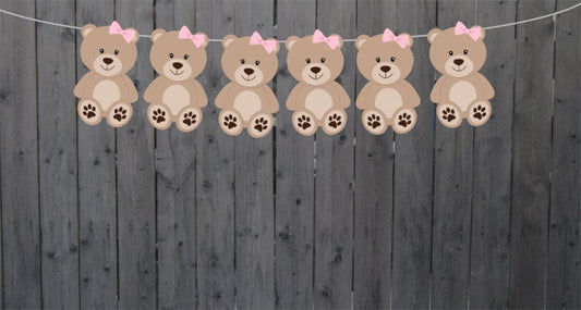 Teddy Bear Garland, Teddy Bear Banner, Teddy Bear Decorations, Teddy Banner, Teddy Bear Birthday, Teddy Bear Baby Shower, Teddy Bear Nursery