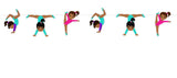 Gymnastics Garland, Gymnastics African American Girls Garland, Gymnastics Birthday Banner