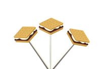 S'mores Cupcake Toppers, Camping Cupcake Toppers, S'mores Cupcake Toppers, Camping Cake Toppers, Camping Party Supplies, Camping Decorations