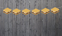 S'mores Cupcake Toppers, Camping Cupcake Toppers, S'mores Cupcake Toppers, Camping Cake Toppers, Camping Party Supplies, Camping Decorations