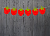 Strawberry Garland, Strawberry Banner, Strawberry Birthday, Strawberry Party, Strawberry Decorations