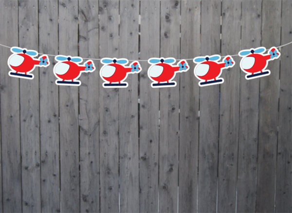 HELICOPTER Garland, Helicopter Garland, Helicopter Banner, Helicopter Birthday, Helicopter Party, Helicopter Decorations - 823201028A