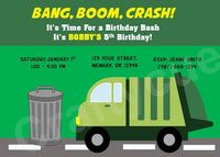 MINI Garbage Truck Planner Stickers, Trash Day Stickers, Garbage Day Stickers (44 Stickers)