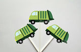 MINI Garbage Truck Planner Stickers, Trash Day Stickers, Garbage Day Stickers (44 Stickers)