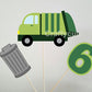 MINI Garbage Truck Planner Stickers, Trash Day Stickers, Garbage Day Stickers (44 Stickers)
