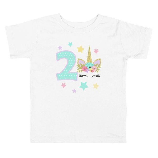 Unicorn Shirt, Unicorn Birthday Shirt, Unicorn 2nd Birthday Shirt, Unicorn Party Shirt, Unicorn Birthday Outfit