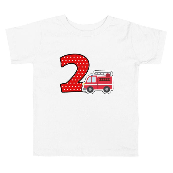 Firetruck Shirt, Firetruck 2nd Birthday Shirt, Firetruck Birthday Shirt, Firetruck Party Shirt, Firetruck Birthday Party