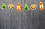 Camping Banner, Camping Garland, Camp Birthday Banner, Camping Decoration, Camping Photo Prop, S'mores Banner, Camping Tent Banner-92020314A