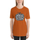 Pumpkin Lace Shirt, Pumpkin Shirt, Fall Shirt, Halloween Shirt, Thanksgiving Shirt, Short-Sleeve Unisex T-Shirt