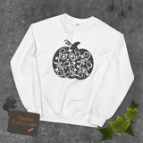Pumpkin Unisex Sweatshirt, Fall Sweatshirt, Halloween Sweatshirt, Pumpkin Shirt, Fall Shirt, Halloween Shirt