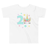 Unicorn Shirt, Unicorn Birthday Shirt, Unicorn 2nd Birthday Shirt, Unicorn Party Shirt, Unicorn Birthday Outfit