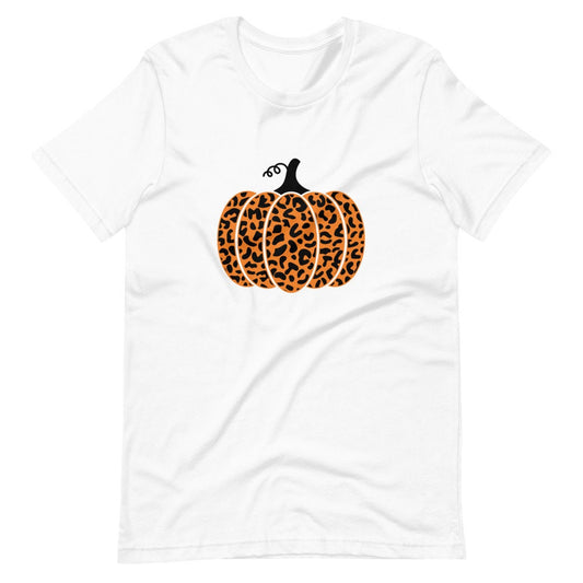 Leopard Pumpkin Shirt, Fall Shirt, Pumpkin Fall Shirt, Leopard Print Fall Tee, Pumpkin Shirt, Pumpkin Spice Tee