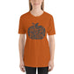 Pumpkin Unisex Shirt, Fall Shirt, Halloween Shirt, Pumpkin Lace Design Shirt, Halloween Lace Design Shirt, Short-Sleeve T-Shirt