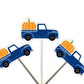 Blue Truck First Birthday Garland, Blue Truck Banner, Blue Truck Birthday Decorations, Pumpkin truck Banner, Fall first birthday banner