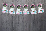 Spa Party Garland, Spa Party Banner, Spa Party Garland, Spa Party Decorations, Photo Prop 111520105P