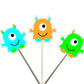 Monster Garland, Monster Birthday Banner, Monster Banner, Pancakes and Pajamas, Monster Birthday Banner, Monster Decorations, Monster Party
