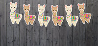 Llama Cupcake Toppers, Llama Cupcake Picks, Llama Birthday, Llama Party, Llama Decorations, Llama Party Supplies