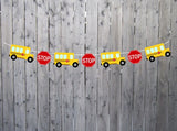 School Bus Cupcake Toppers