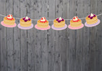 Pancake Garland, Pancake Birthday Banner, Pancake Banner, Pancakes and Pajamas, Slumber Party, Pancake Photo Prop, Pancake Decorations