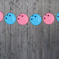 Bowling Goody Bags, Bowling Favor Bags, Bowling Gift Bags, Bowling Party Bags, Blue Bowling Ball, Pink Bowling Ball, Bowling Gender Reveal
