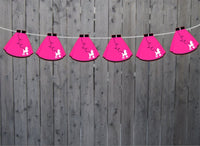 50's Cupcake Toppers, Poodle Skirt Cupcake Toppers, Jukebox Cupcake Toppers