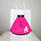 Poodle Skirt Cupcake Toppers, 50's Cupcake Toppers, Poodle Skirt Cake Toppers, Poodle Skirt Decorations