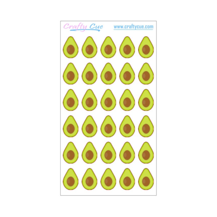 Avocado Cupcake Toppers, Avocado Birthday, Avocado Decorations, Avocado Food Picks, Avocado Baby Shower