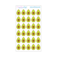 Avocado Cupcake Toppers, Avocado Birthday, Avocado Decorations, Avocado Food Picks, Avocado Baby Shower