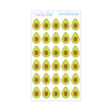 Avocado Cupcake Toppers, Avocado Birthday, Avocado Decorations, Avocado Food Picks, Avocado Baby Shower
