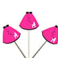Poodle Skirt Cupcake Toppers, 50's Cupcake Toppers, Poodle Skirt Cake Toppers, Poodle Skirt Decorations