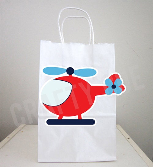 Helicopter Goody Bags, Helicopter Favor Bags, Helicopter Goody Bags, Helicopter Favor Bags