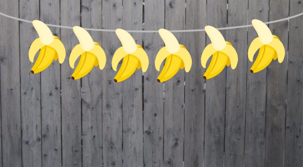 BANANA Cupcake Toppers, Banana Cake Toppers, Monkey Birthday Cupcake Toppers, Monkey Baby Shower, Monkey Birthday