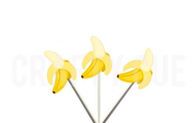 BANANA Cupcake Toppers, Banana Cake Toppers, Monkey Birthday Cupcake Toppers, Monkey Baby Shower, Monkey Birthday