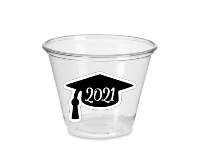 Class of 2021 Party Cups, 2021 Graduation Party Cups, Class of 2021 Decorations, Graduation Decorations, 2021 Graduation Party Cups