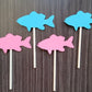 Fish Goody Bags, Fish Favor Bags, Fish Party Bags, Fish Gender Reveal Party Bags, Under the Sea Goody Bags